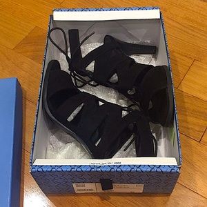 Simply Vera Black heeled sandals